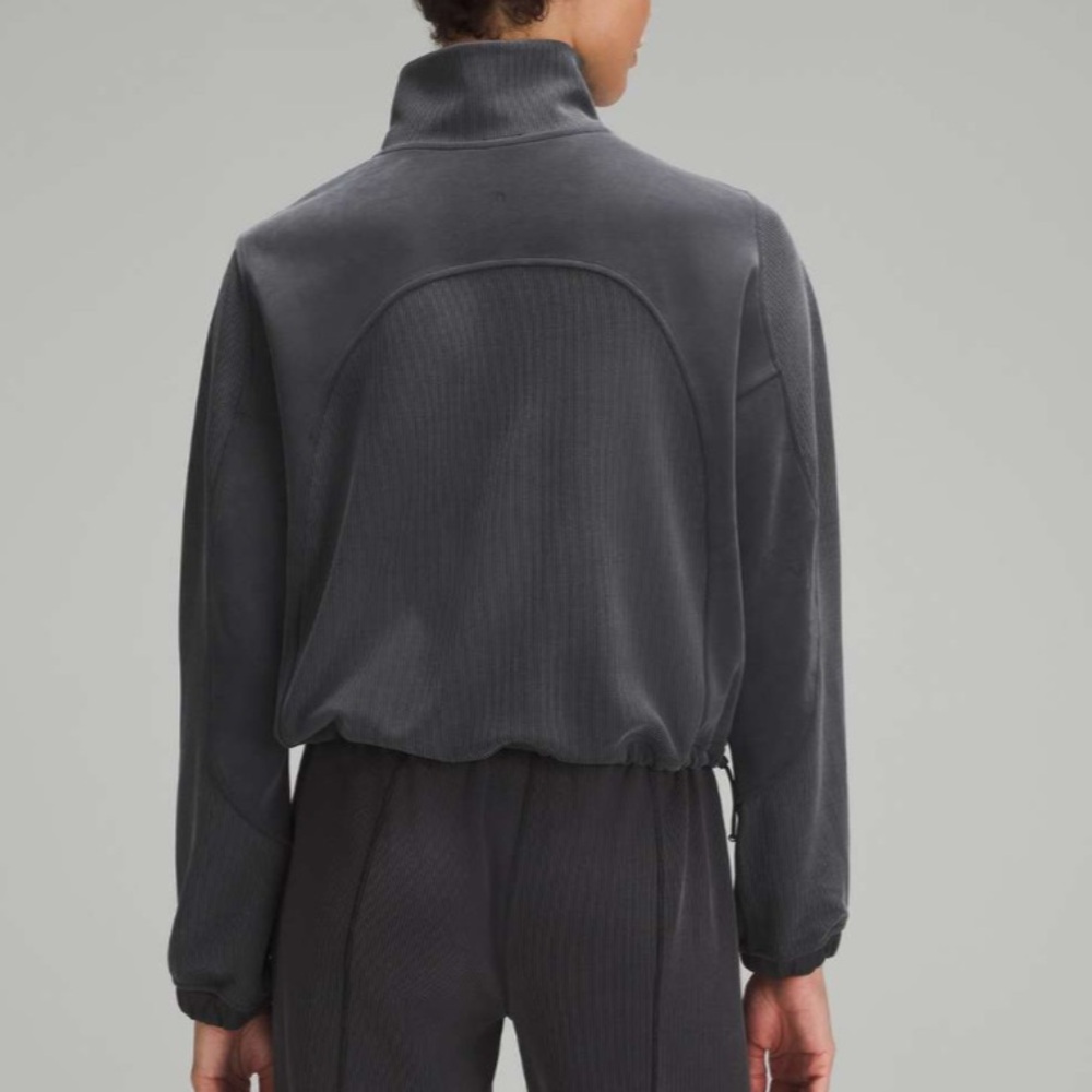 Lululemon Brushed Softstreme Ribbed Half Zip - Picture 3 of 13